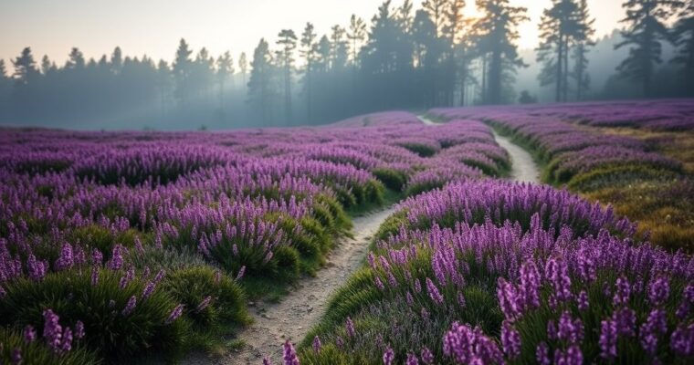 Heideroute verkennen: fietsen en wandelen in de nederlandse natuur