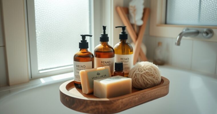 Verfris je routine met natuurlijke doucheproducten en geuren